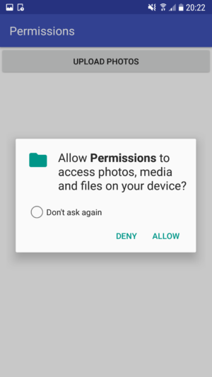 Android Set App Permissions
